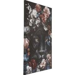 Night Leo in Flower Kanvas Tablo 90x140cm