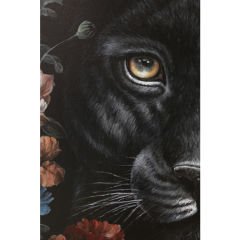 Night Leo in Flower Kanvas Tablo 90x140cm