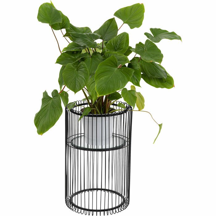 Wire Black Çelik Saksı 57 cm