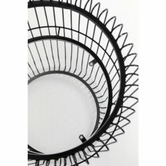 Wire Black Çelik Saksı 57 cm